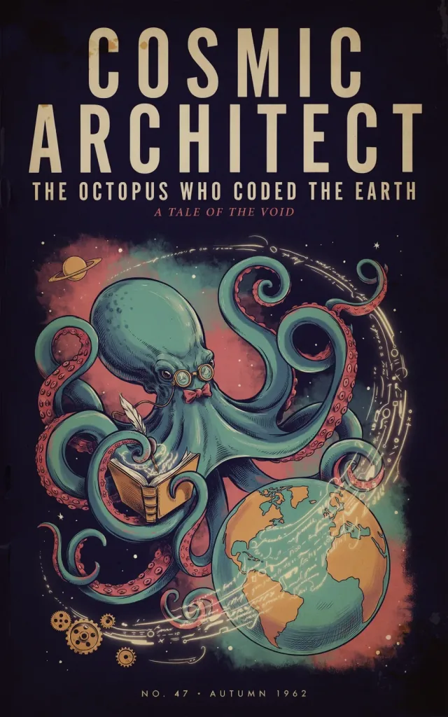 Иллюстрированная обложка Cosmic Architect